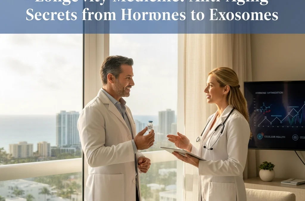 The Miami Executive's Guide to Longevity Medicine: Anti-Aging Secrets from Hormones to Exosomes